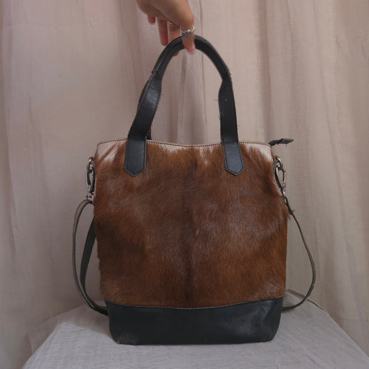 Cowhide/Pony hair Tote Bag