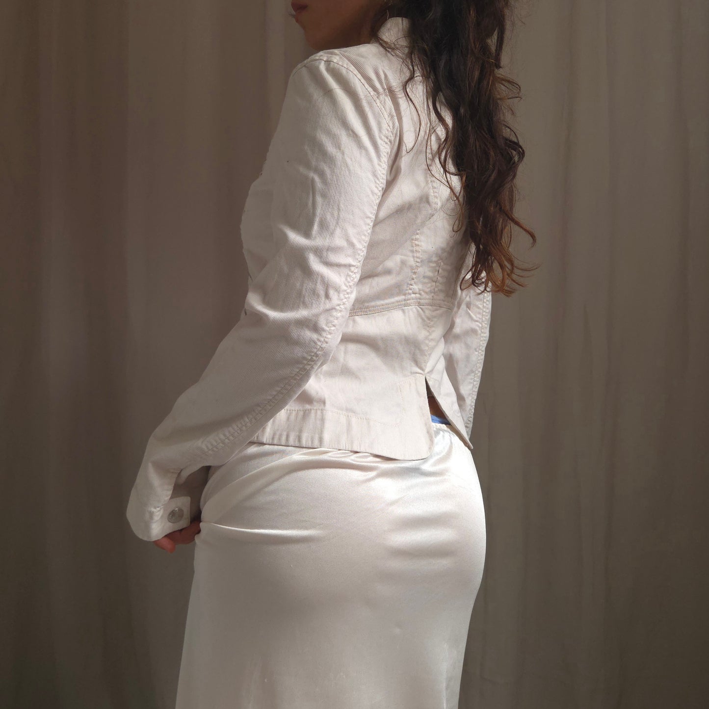 Zip Up Blazer Jacket