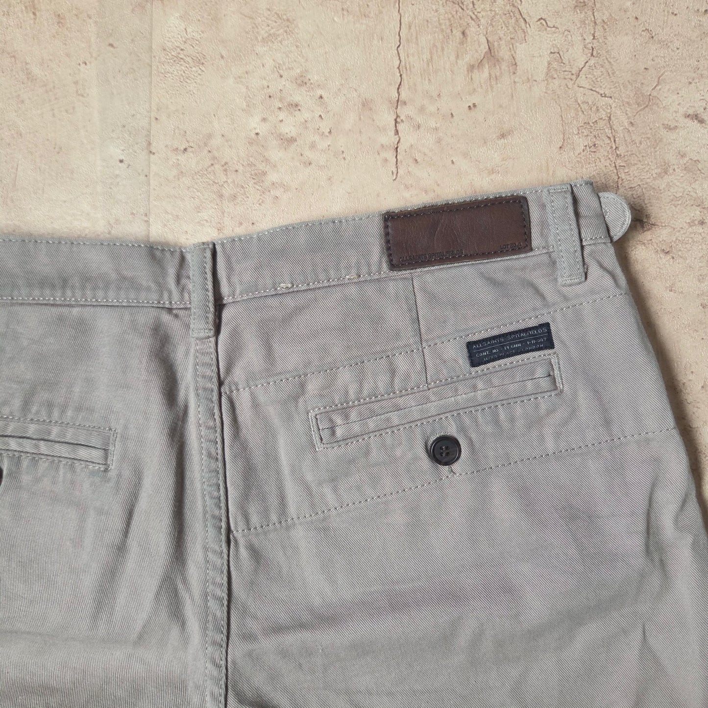 All Saints Button low rise short