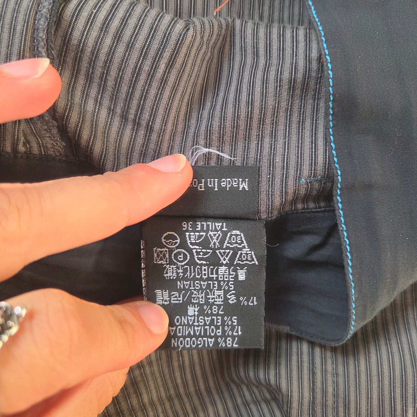Cop Copine Pinstriped Trousers