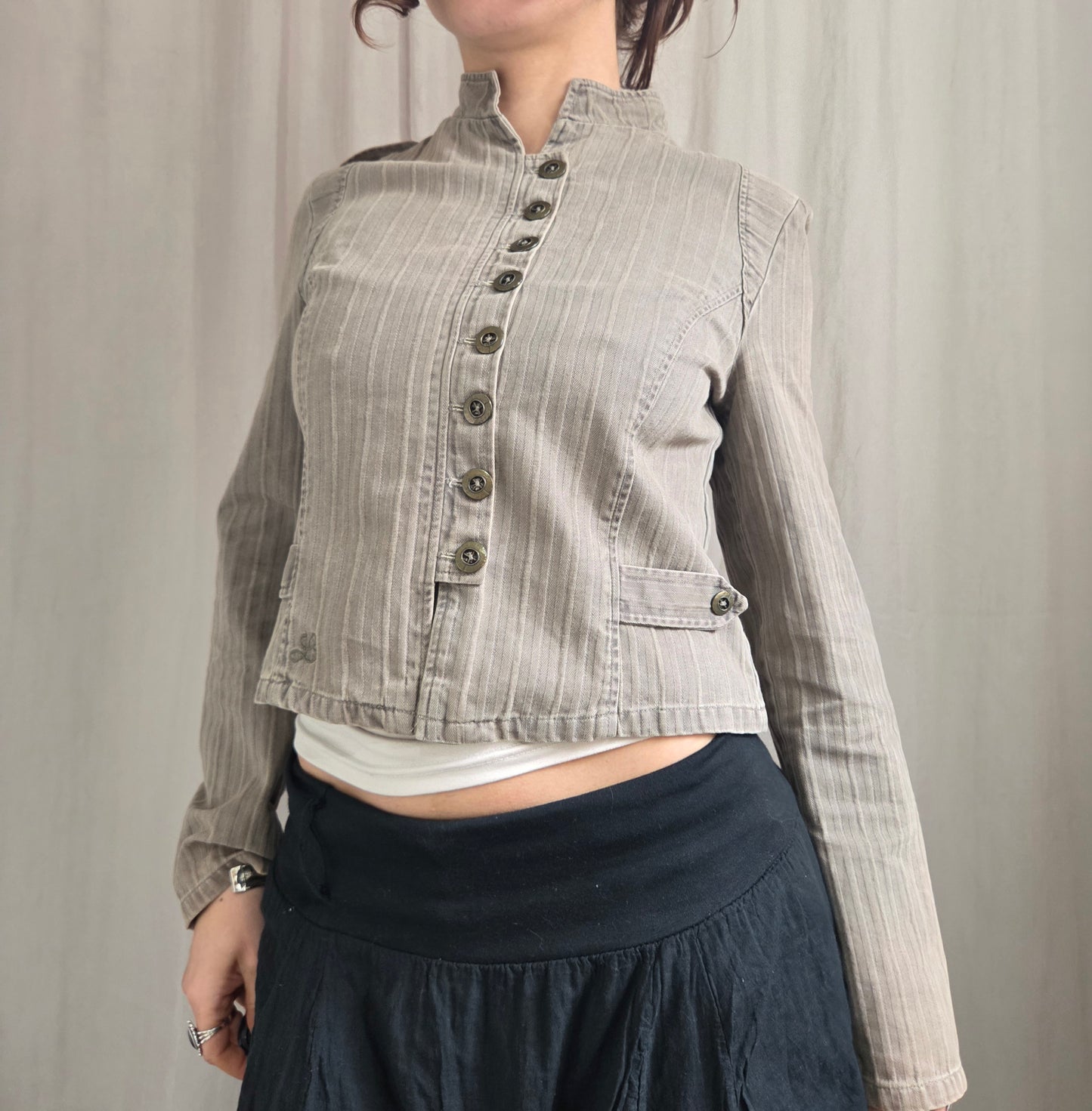 Button-up Cotton Jacket