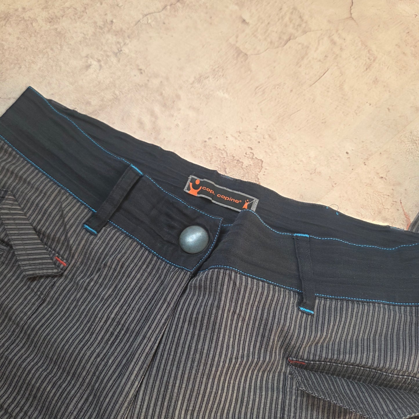 Cop Copine Pinstriped Trousers