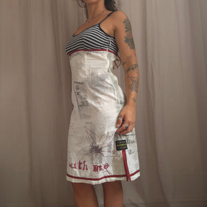 Cop Copine Graphic midi dress