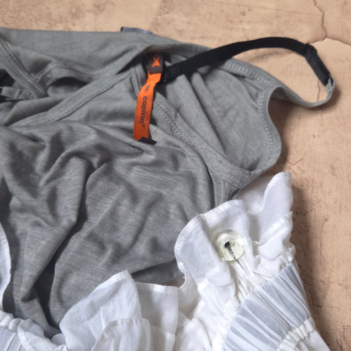 Cop Copine Layered Ballon Top