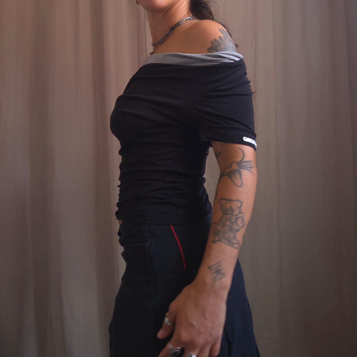 Cop Copine scoop neck Slouchy tshirt