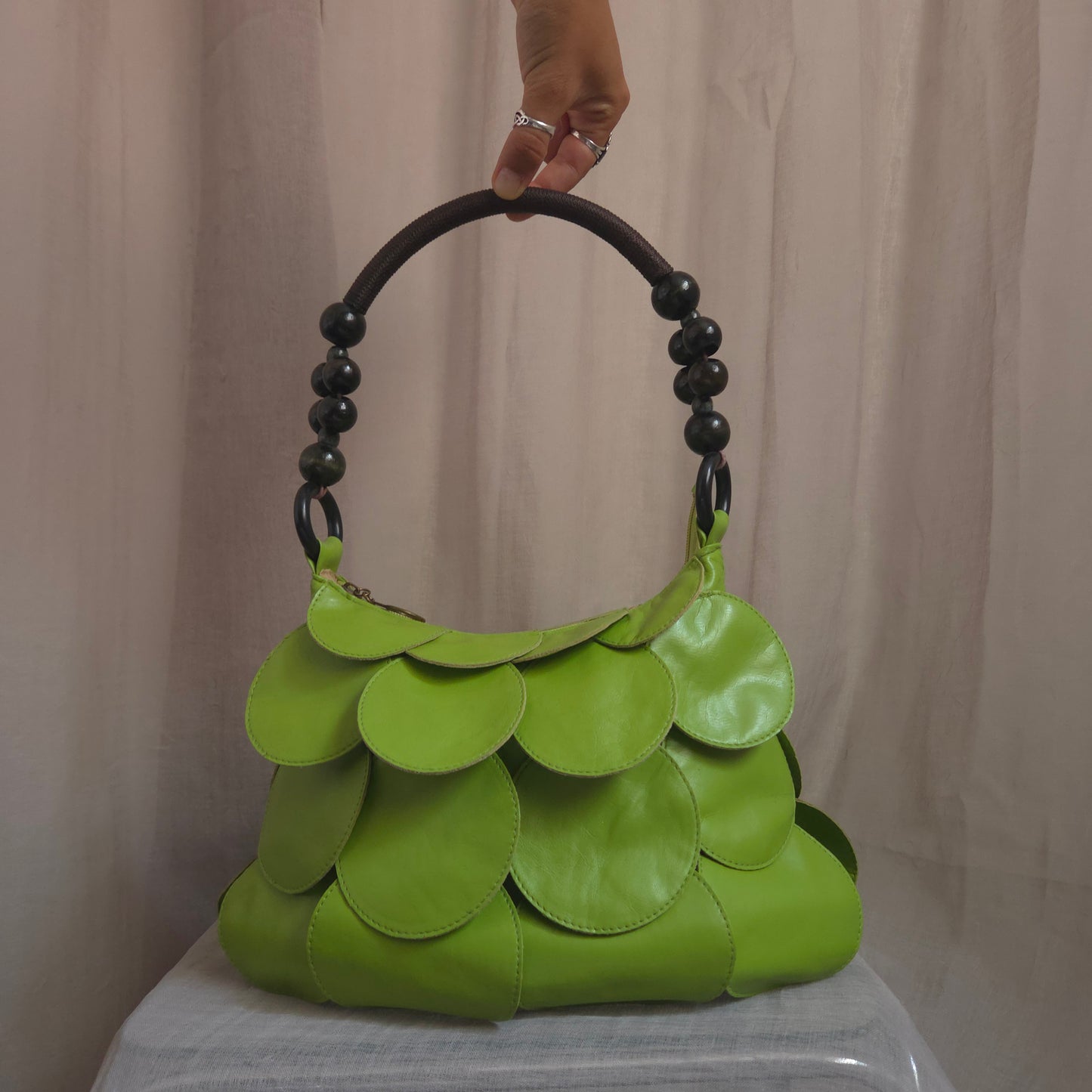 Vintage Disc Flap Bag