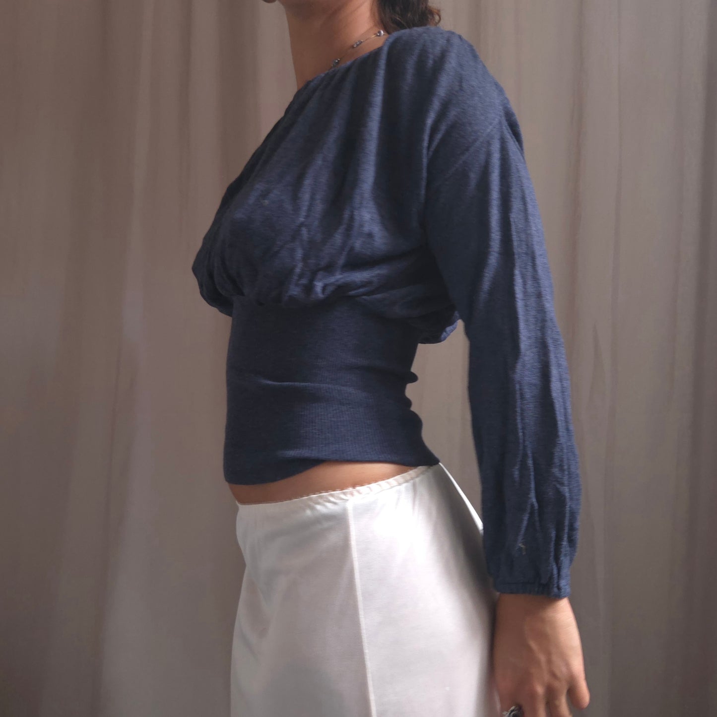 Vintage Cotton Slouchy Batwing top