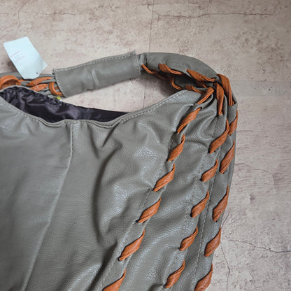 Vintage Lace Up hobo bag