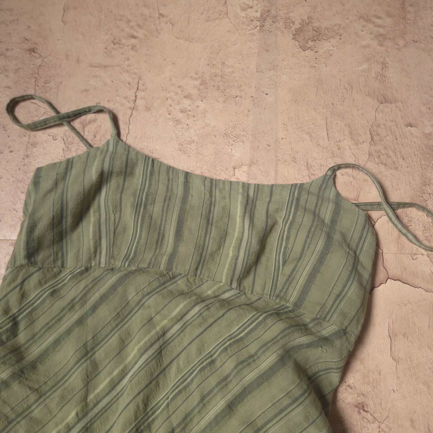 Vintage Striped Cotton Dress