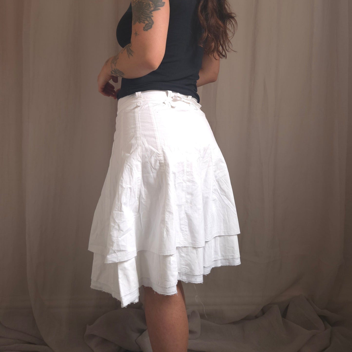 Vintage Hook Asymmetrical Skirt
