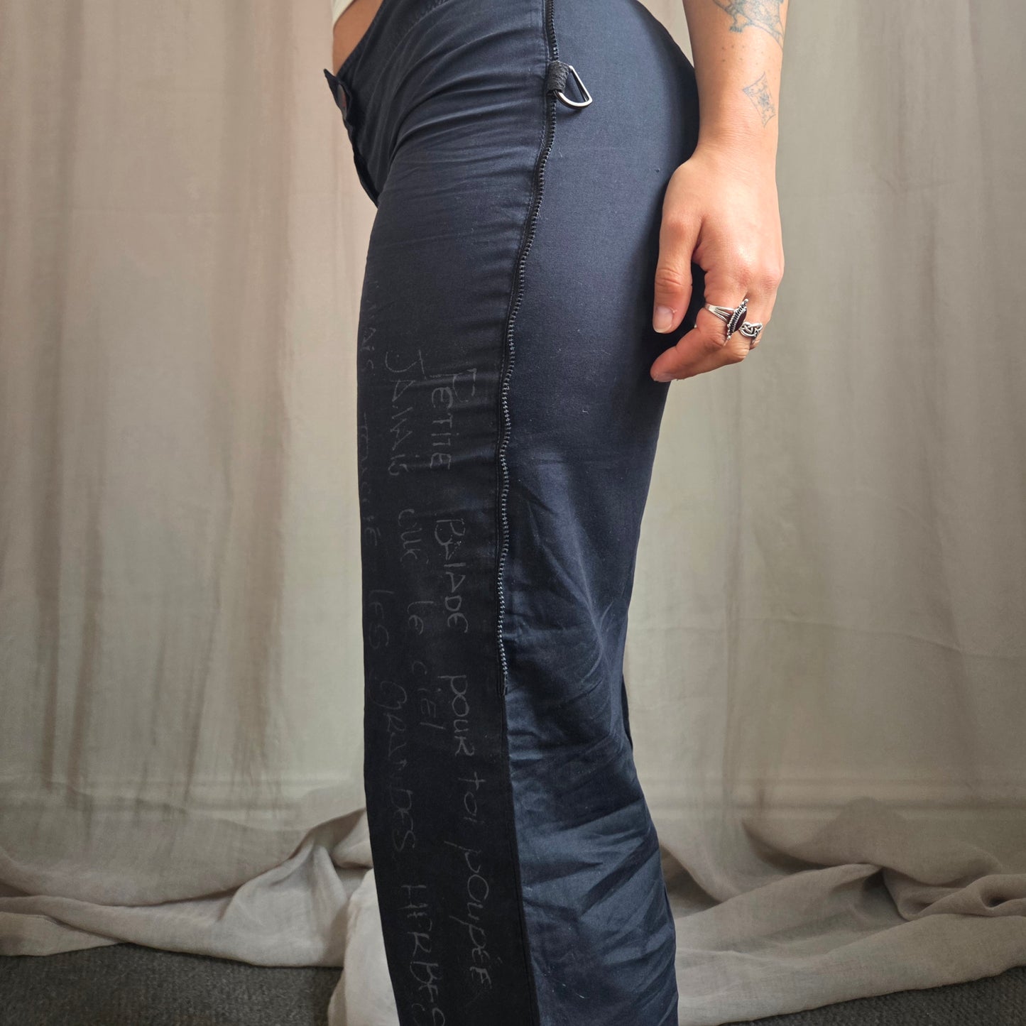 Cop Copine Graphic Print Trousers