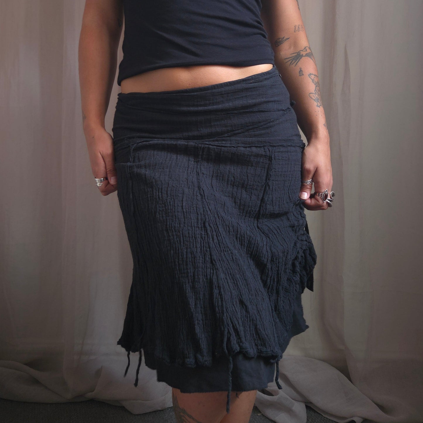 Cop copine midi skirt