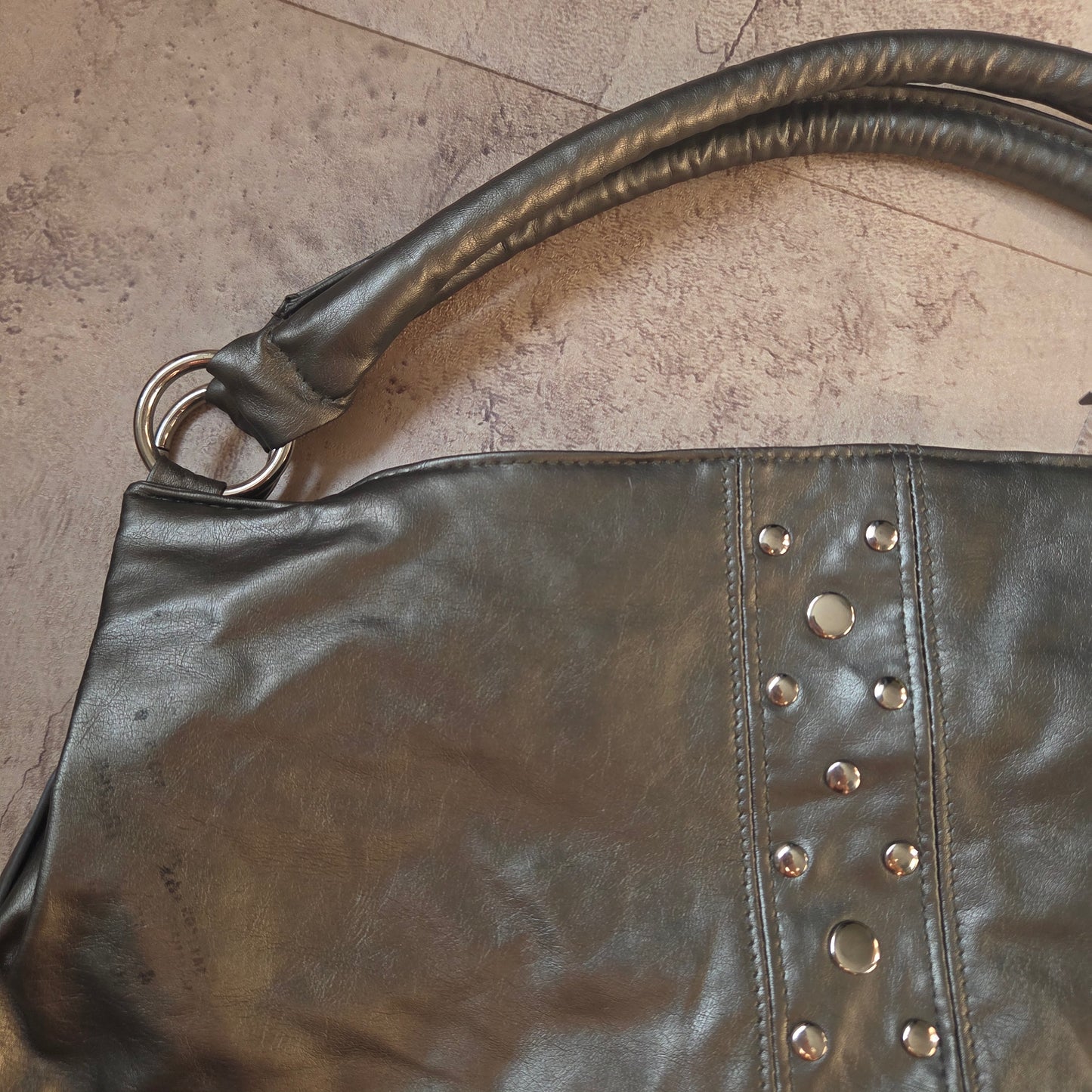 Metallic Stud Bag
