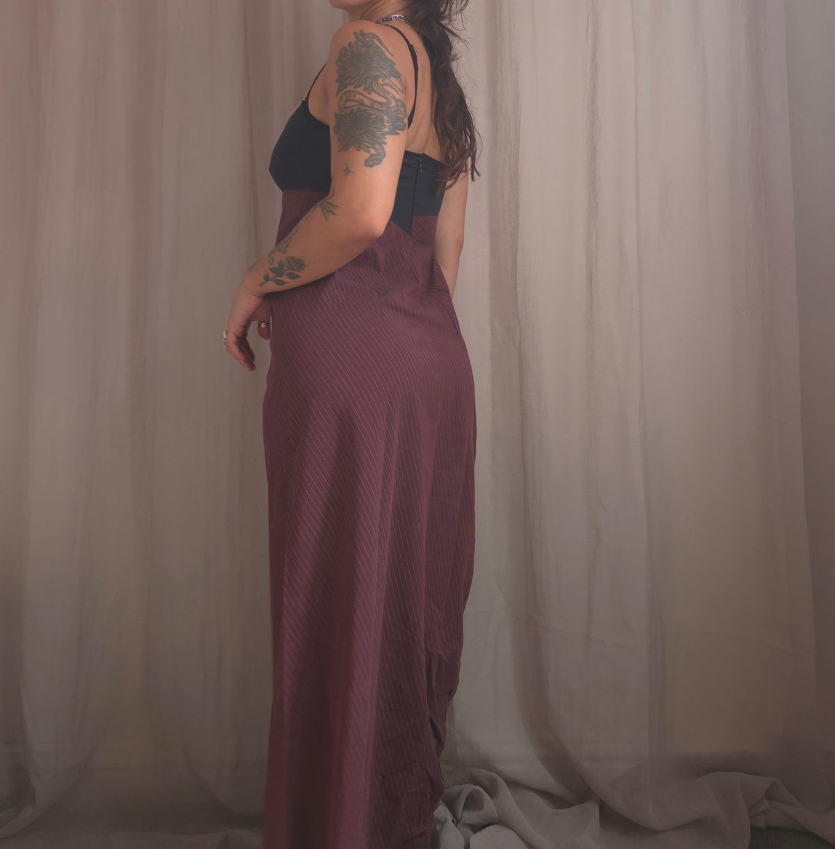 Cop Copine Stripe Maxi Dress