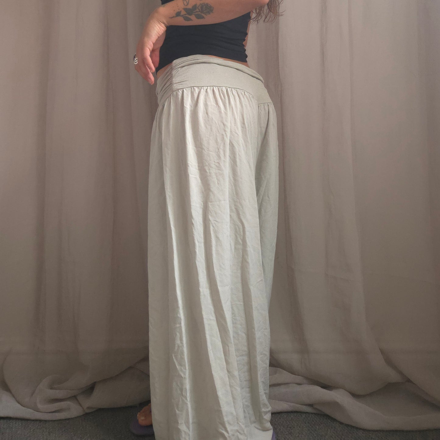 Fold over trousers