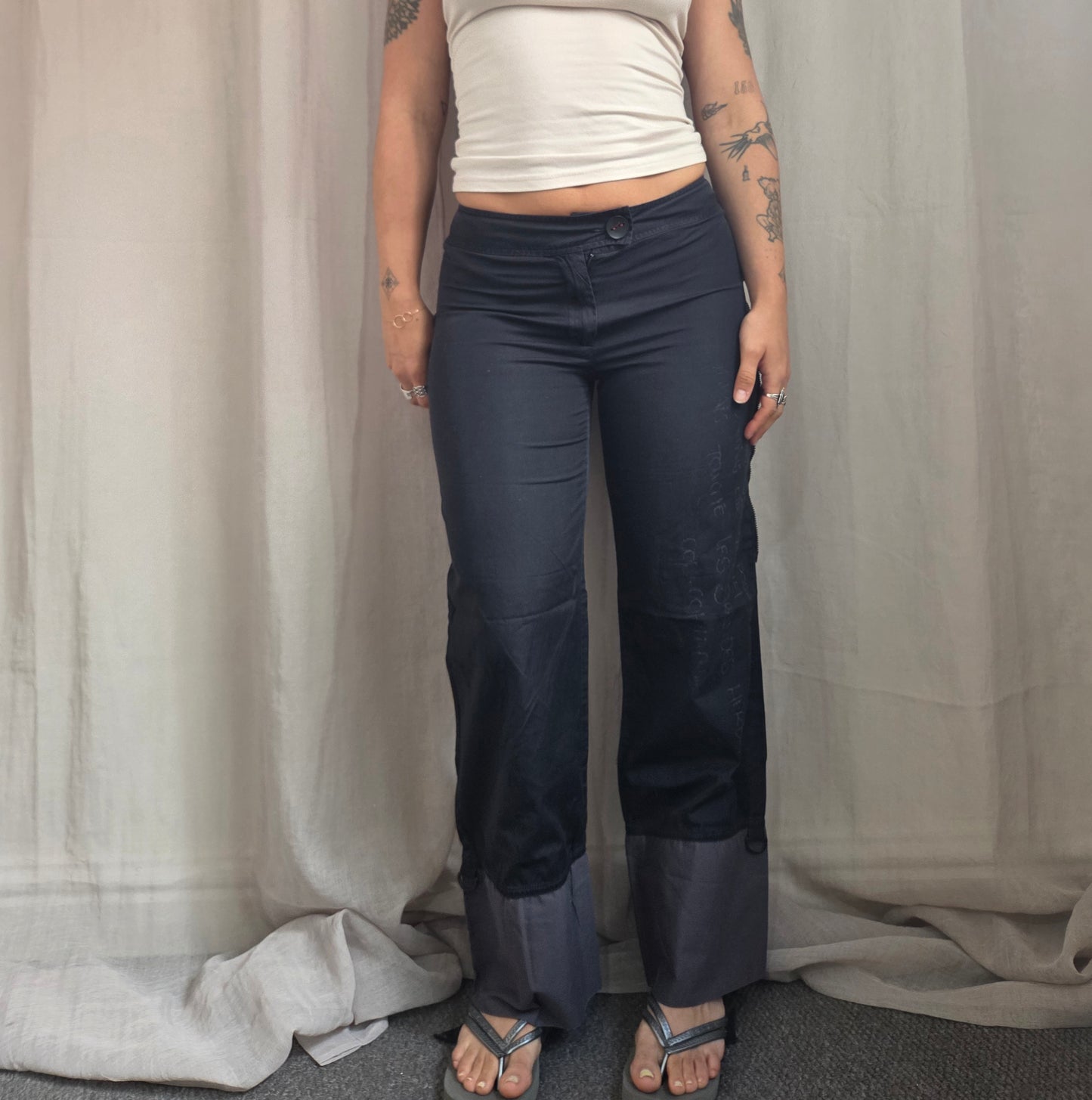 Cop Copine Graphic Print Trousers