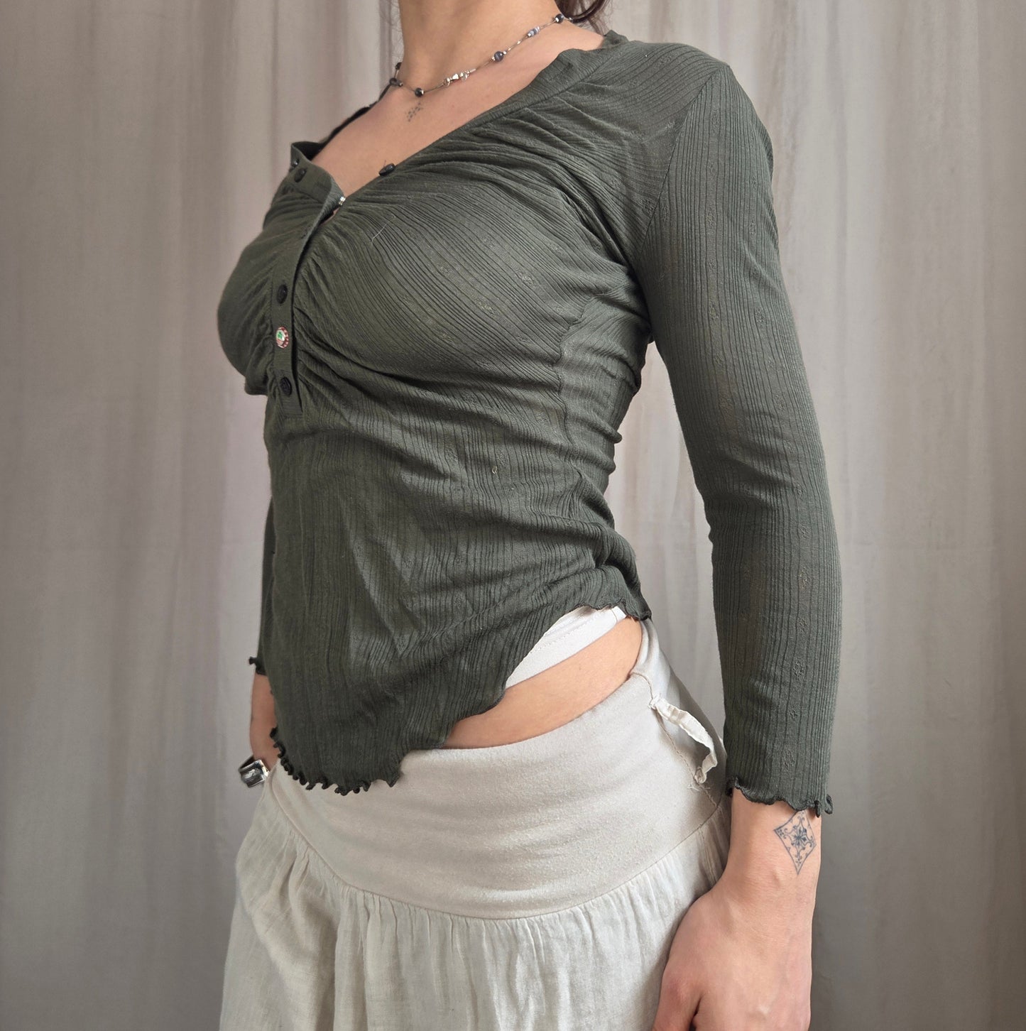 Miss Sixty pointelle top