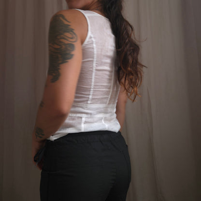 IKKS lace up top