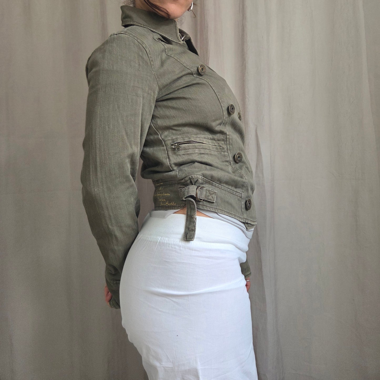 Military Button Jacket