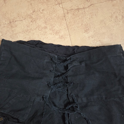 IKKS lace up skirt