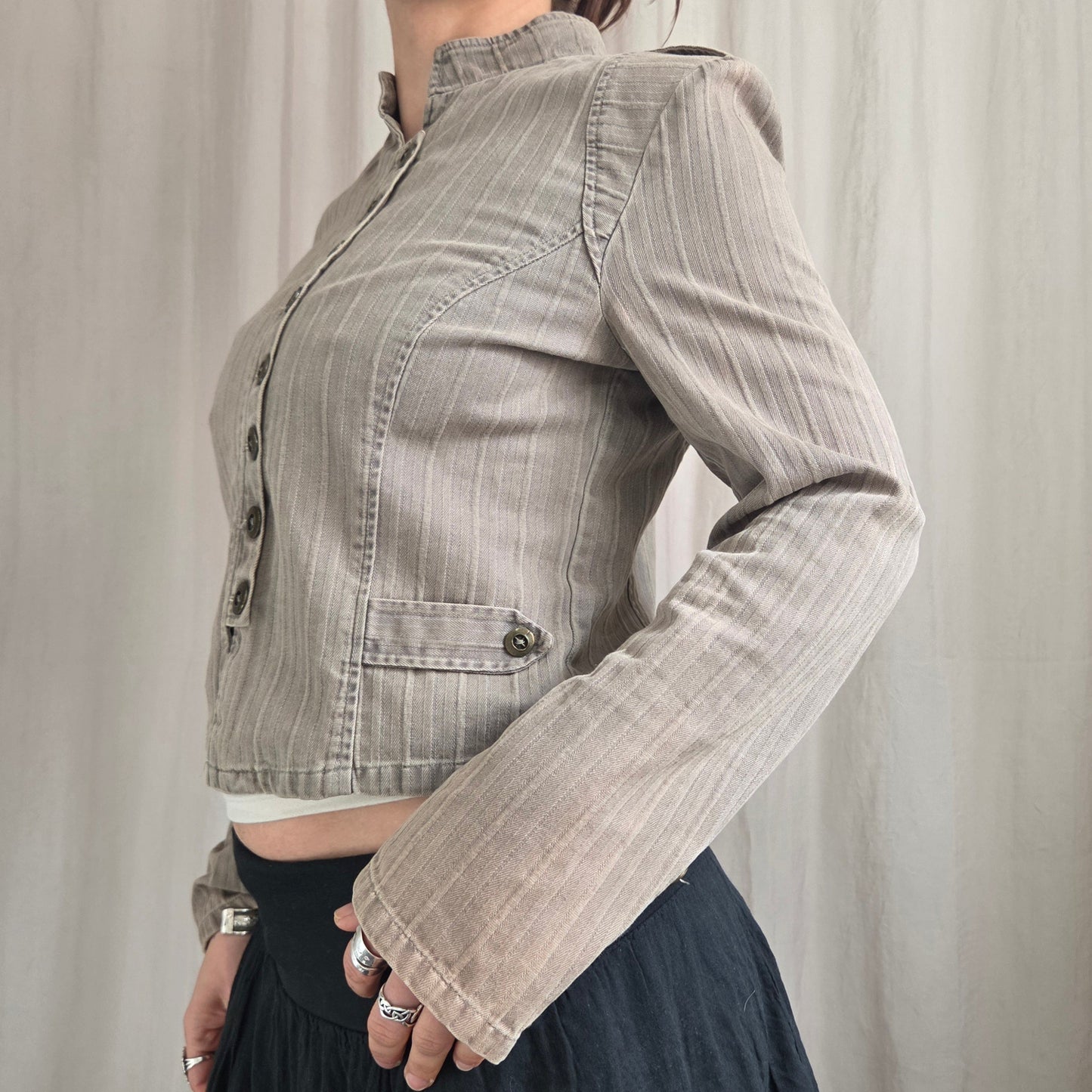 Button-up Cotton Jacket