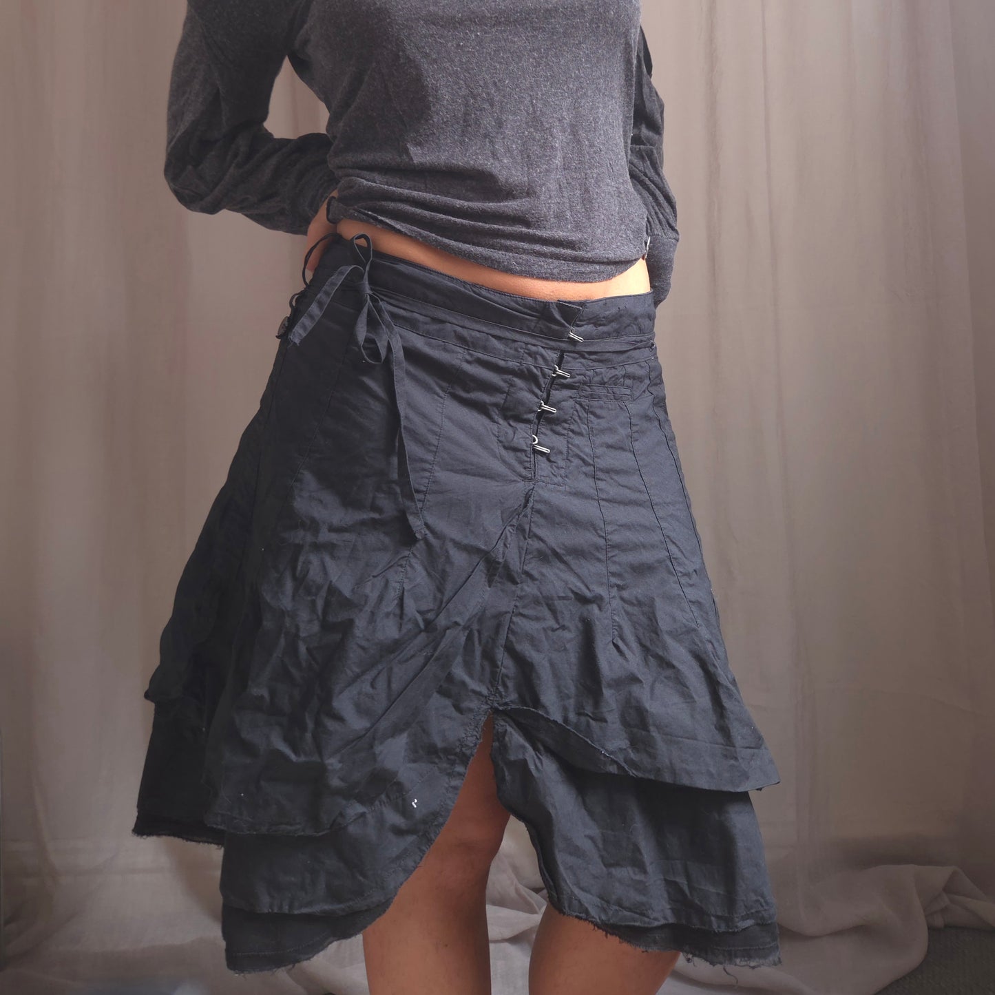 Vintage Hook Asymmetrical Skirt