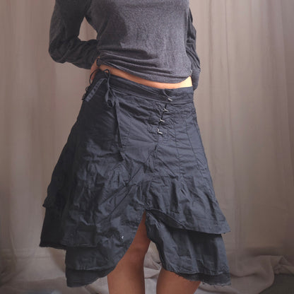 Vintage Hook Asymmetrical Skirt