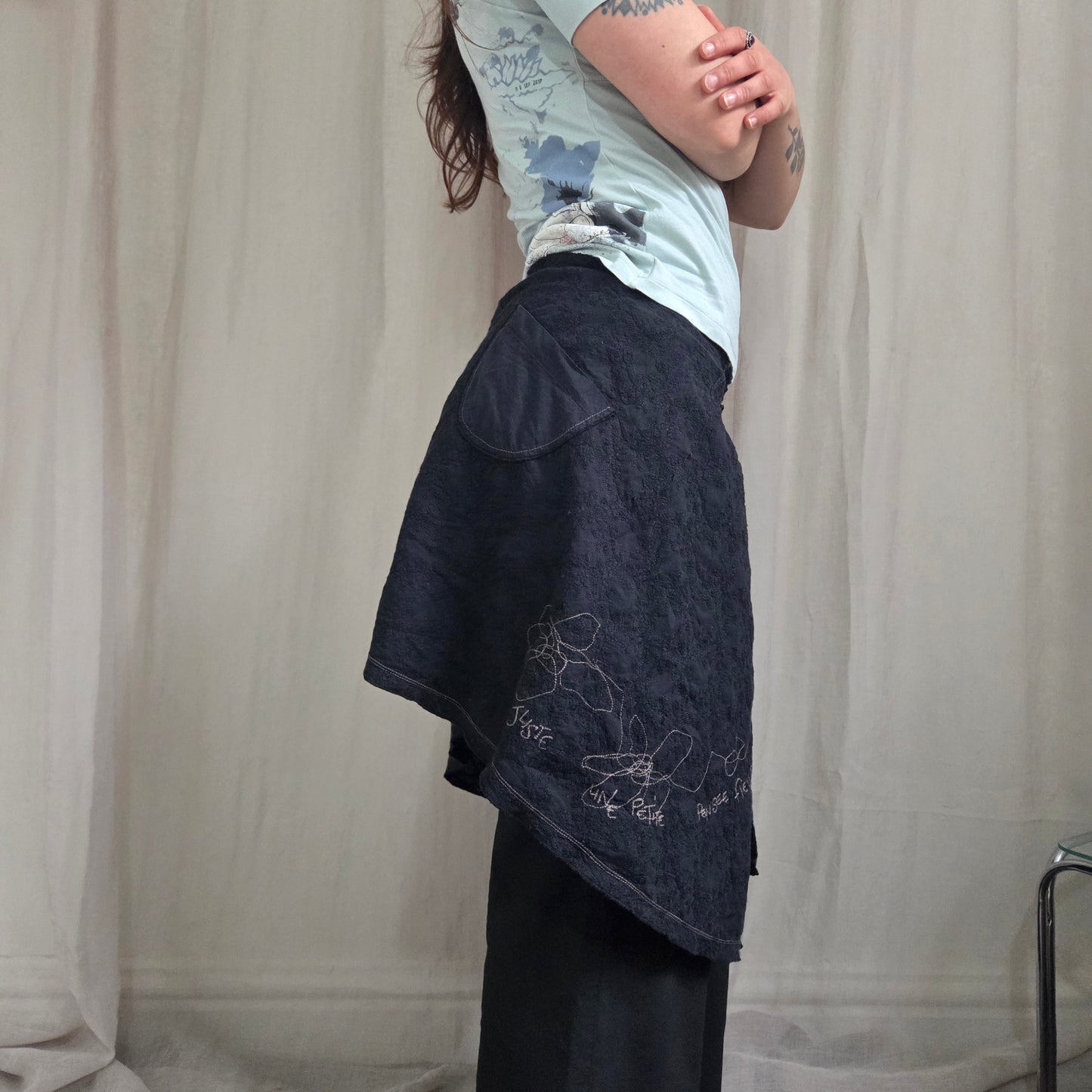 Cop Copine wrapping layer skirt