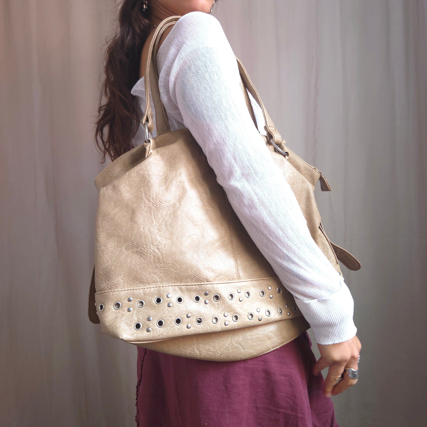 Vintage Eyelet Bag