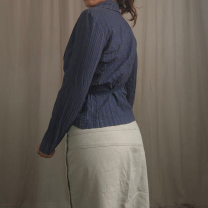 Vintage Striped Blazer