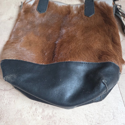 Cowhide/Pony hair Tote Bag