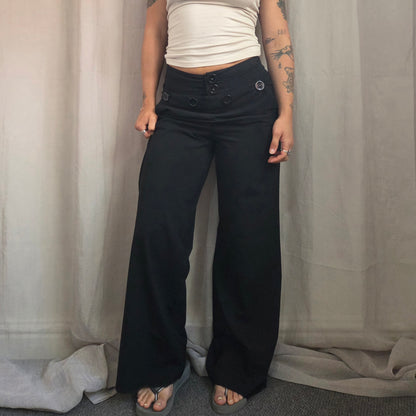 Multi Buttons Trousers