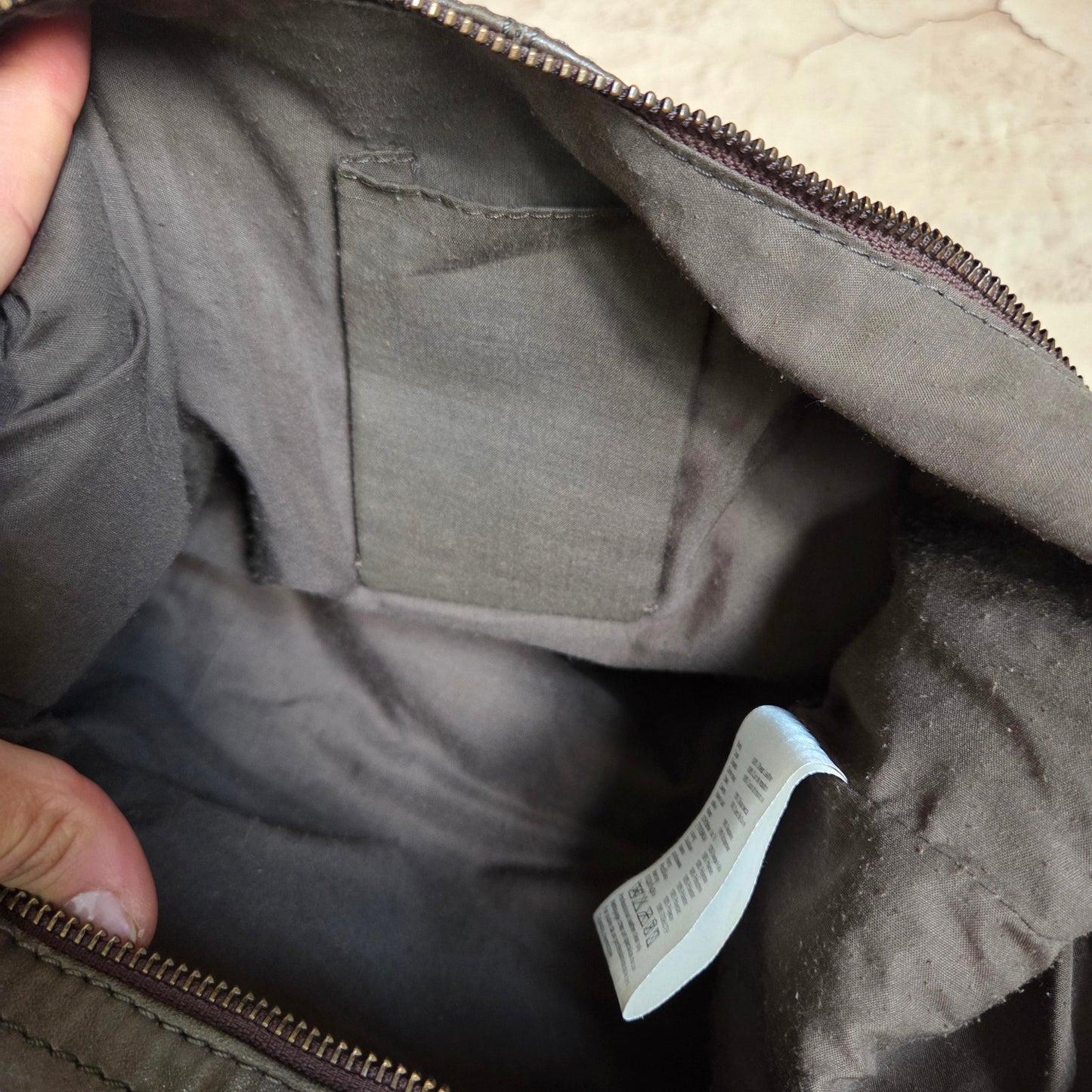 Vintage Leather Sheep Studed Bag