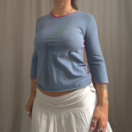 Cop copine graphic top