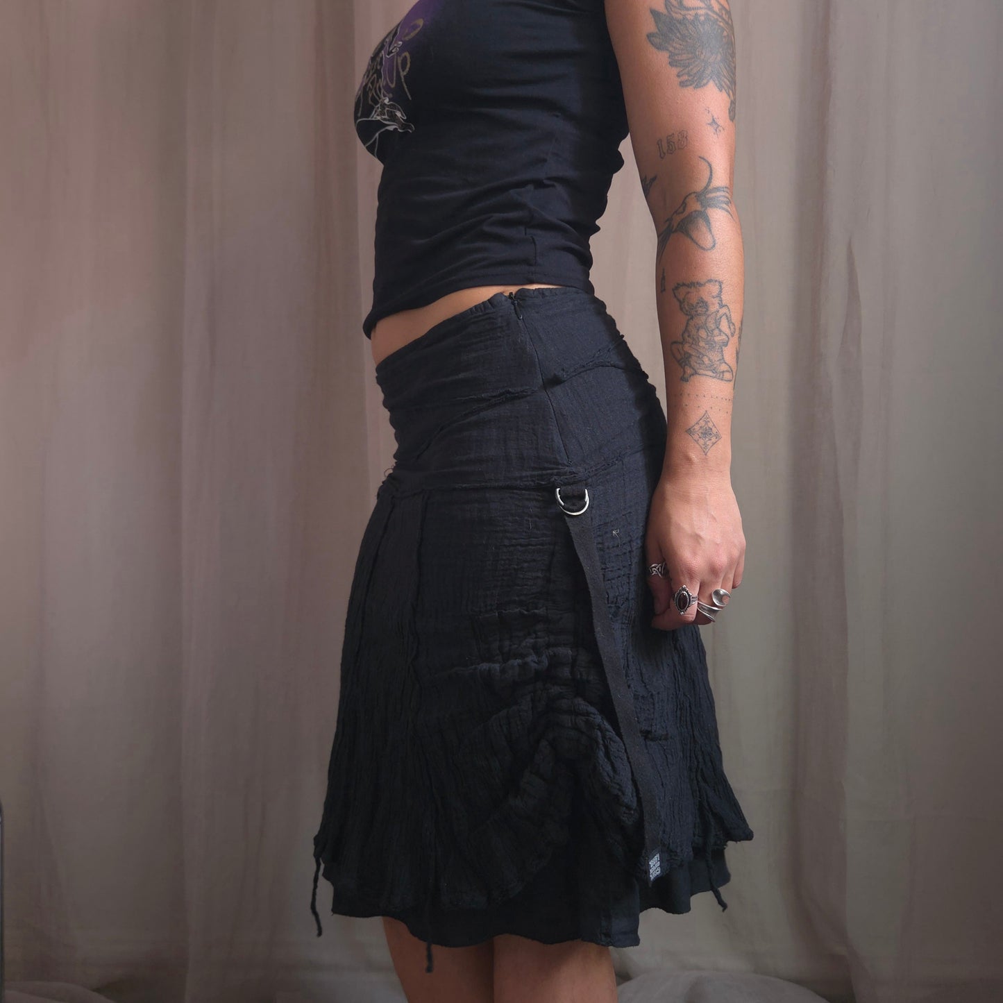 Cop copine midi skirt