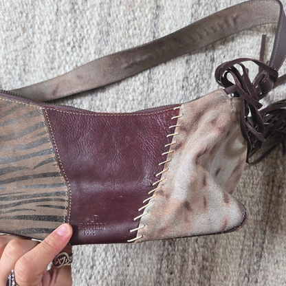 Animal print bag