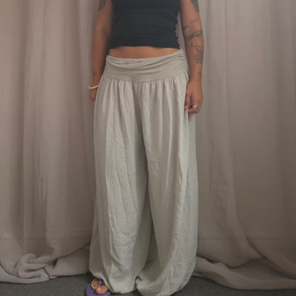 Fold over trousers
