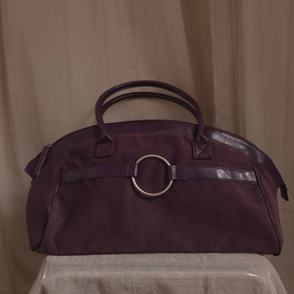 Suede Purple Bag