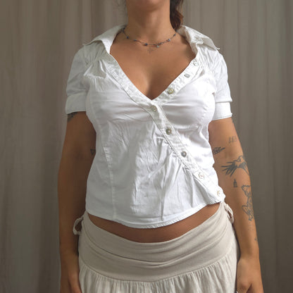 Pinko Asymentrical Button Shirt