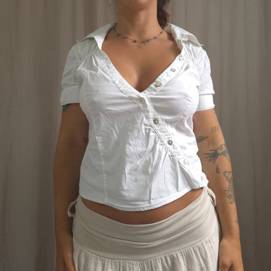Pinko Asymentrical Button Shirt