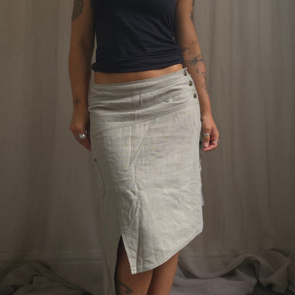 Stud Midi Skirt