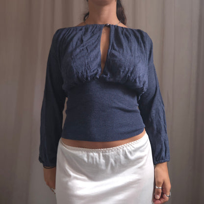 Vintage Cotton Slouchy Batwing top