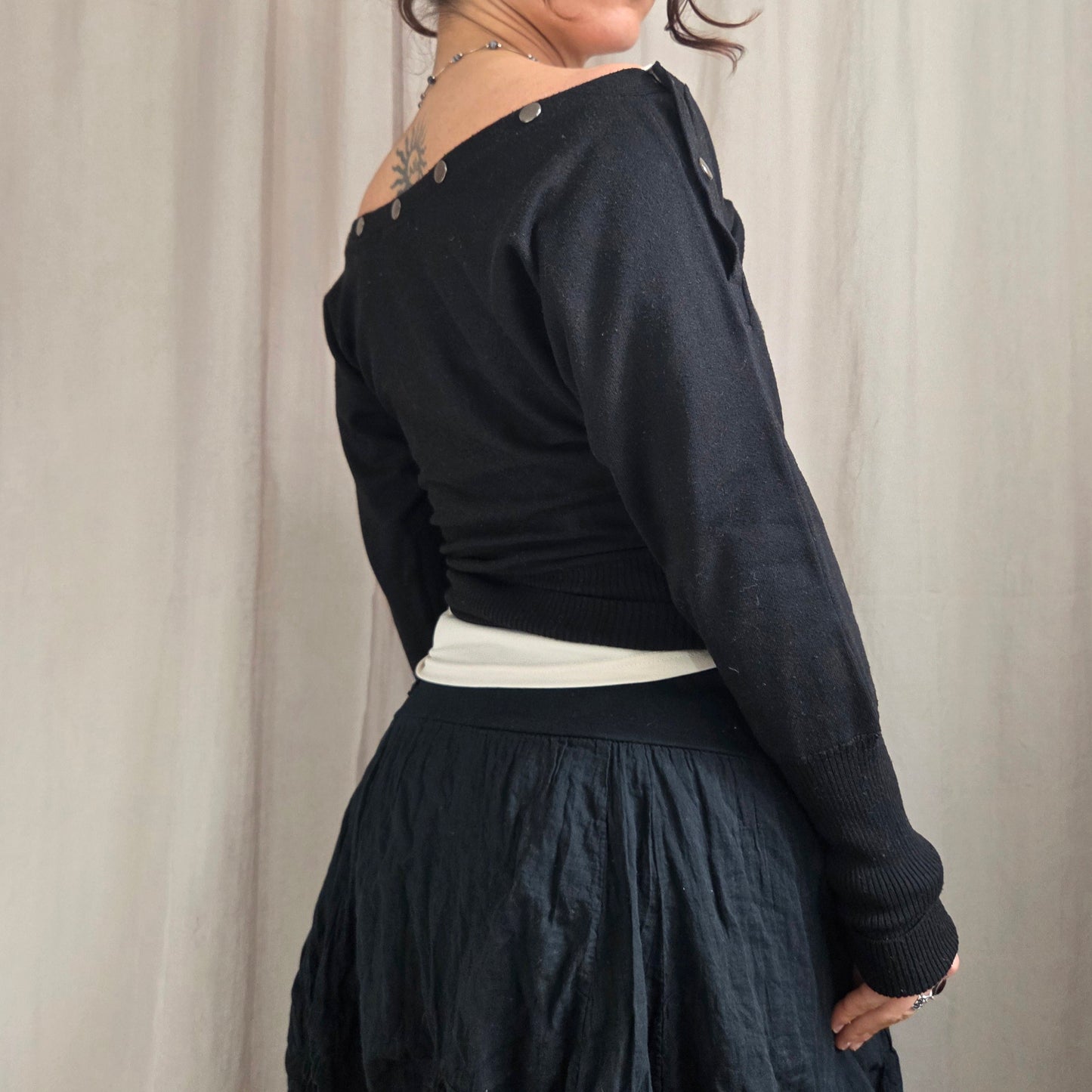 Morgan de Toi Stud Batwing Jumper