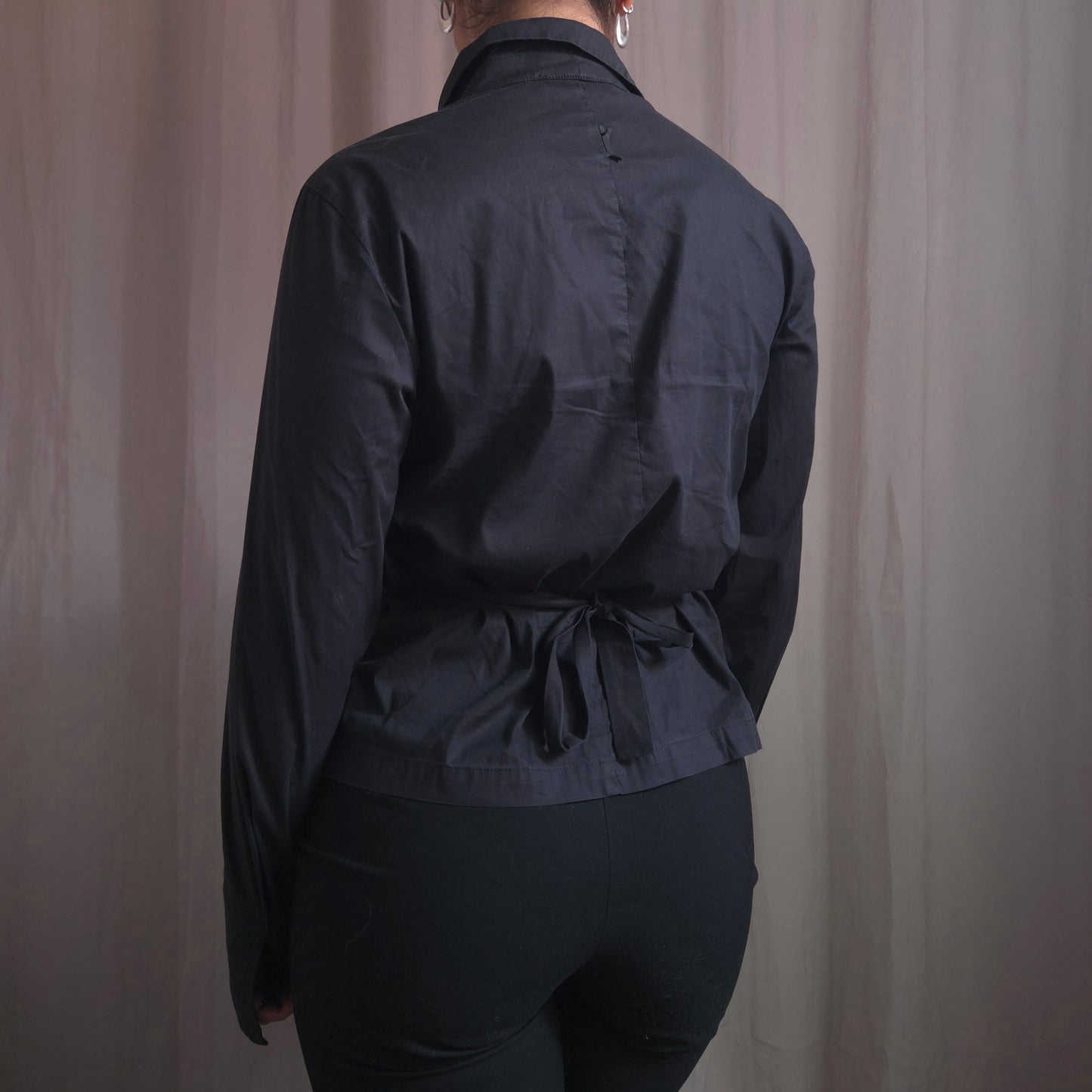 Cop copine wrap shirt
