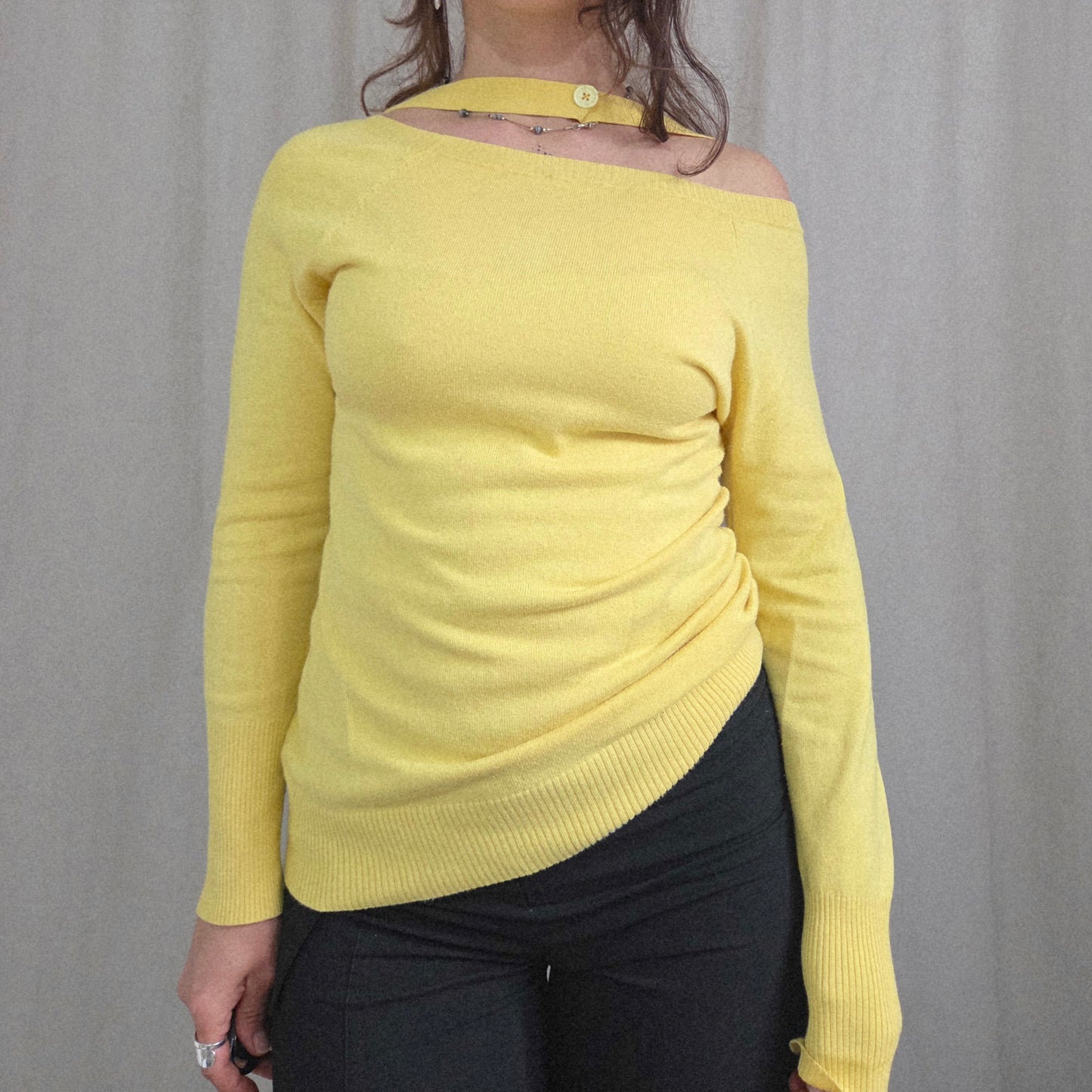 Morgan de Toi Cut Button sweater