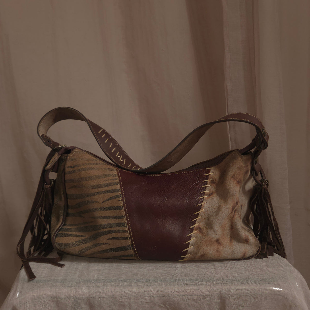 Animal print bag