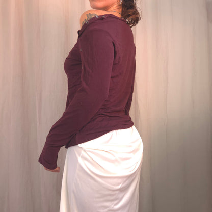 Cop Copine Clip Button top
