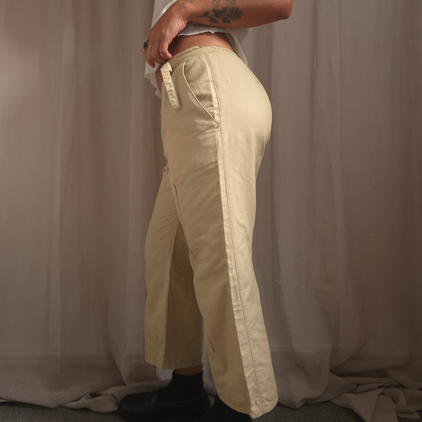 Cop Copine Belt Wide Trousers