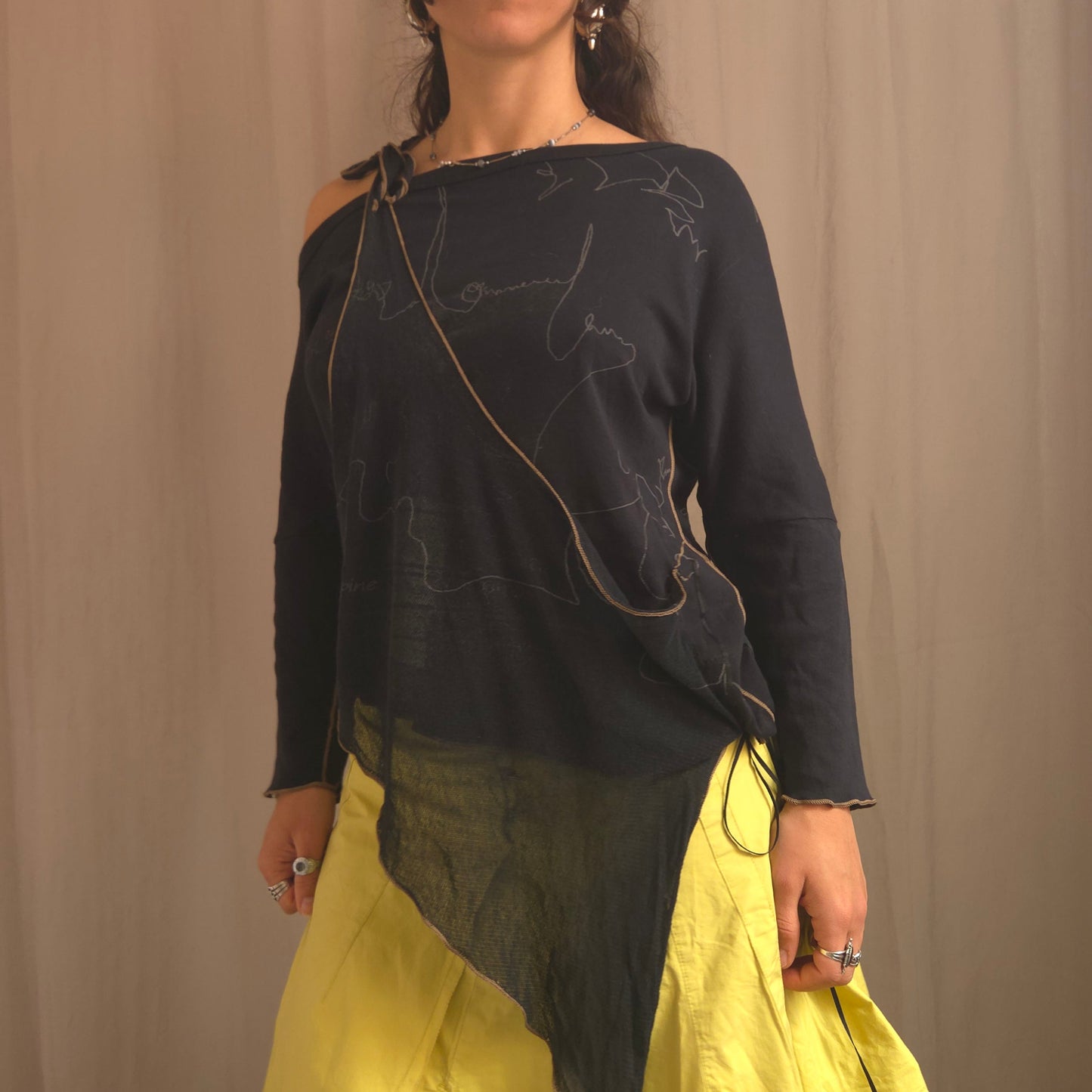 Cop Copine Layered Top