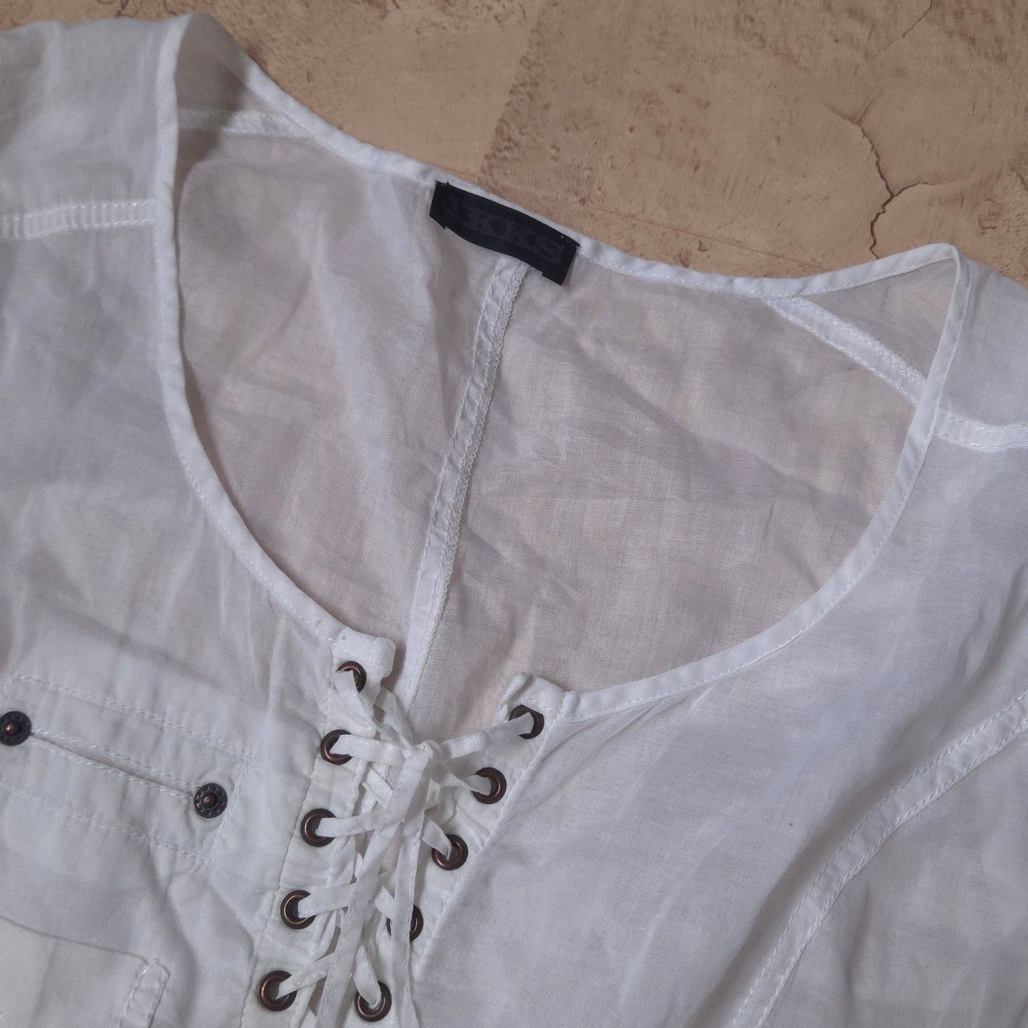 IKKS Lace Up Shirt